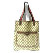 Gucci Vintage Pre-owned Canvas gucci-vskor Beige, Dam