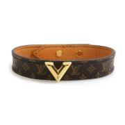 Louis Vuitton Vintage Pre-owned Canvas armband Brown, Dam