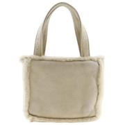 Chanel Vintage Pre-owned Laeder chanel-vskor Beige, Dam