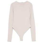 Entire Studios Silver Cloud Bodysuit White, Dam