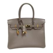 Hermès Vintage Pre-owned Laeder handvskor Gray, Dam