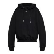 Off White Hoodie Black, Herr