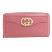 Gucci Vintage Pre-owned Laeder plnbcker Pink, Dam