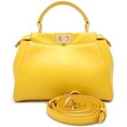 Fendi Vintage Pre-owned Laeder fendi-vskor Yellow, Dam