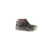 Miu Miu Pre-owned Pre-owned Laeder sneakers Gray, Dam