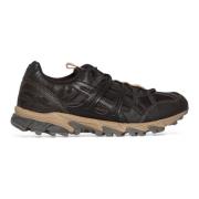 Asics Svarta Sneakers i Svart/Peppar Black, Herr