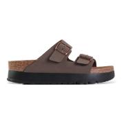 Birkenstock Arizona Papillio Mocca Birkoflor Sandaler Brown, Dam