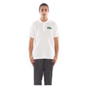 Lacoste Badge Polo Shirt i 70V White, Herr