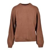 Tommy Hilfiger Ull Cashmere Stickad Tröja Brown, Dam