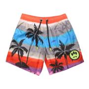 Barrow Tropiska Palms Badshorts Multicolor, Herr