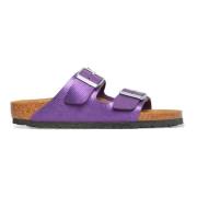 Birkenstock Skinande Ödla Sandaler i Acai Purple, Dam