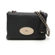 Mulberry Flätad Lily Axelväska Black, Dam