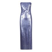 The New Arrivals Ilkyaz Ozel Phoenix Strapless Klänning Purple, Dam