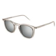 Saint Laurent Klassiskt Läder Axelväska Gray, Unisex