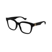 Gucci Stiliga Glasögon för Modeentusiaster Black, Unisex