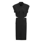 Saint Laurent Robe Dress Black, Dam