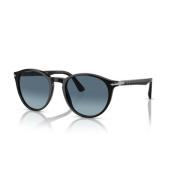 Persol Klassiska solglasögon med svart båge Black, Unisex