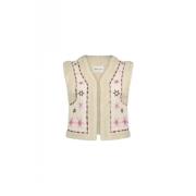 Fabienne Chapot Timmy Gilet Beige, Dam