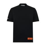 Heron Preston Logo Turtleneck Bomull T-shirt Svart Black, Herr