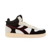 Diadora Lädersneaker med 3,5 cm Klack Black, Herr