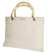 Gucci Vintage Pre-owned Canvas gucci-vskor Beige, Dam