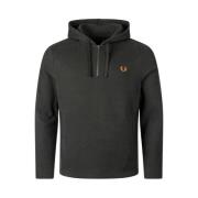 Fred Perry Stilren Sweatshirt för Män Green, Herr