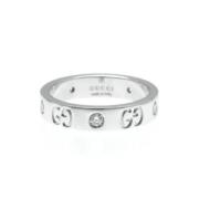 Gucci Vintage Pre-owned Silver ringar Gray, Dam