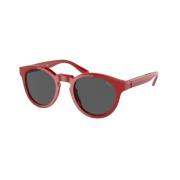 Ralph Lauren Röda Acetat Solglasögon Red, Herr