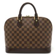 Louis Vuitton Vintage Pre-owned Canvas handvskor Brown, Dam