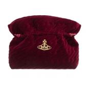 Vivienne Westwood Eva Large Clutch Burgundy Red, Dam