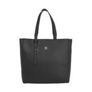 Tommy Hilfiger Svart Mjuk Toteväska Black, Dam