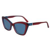 Karl Lagerfeld Röda Acetat Solglasögon Red, Dam