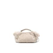 Hereu Mini Curly Shearling Jacka White, Dam