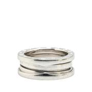 Bvlgari Vintage Pre-owned Vitt guld ringar Gray, Dam