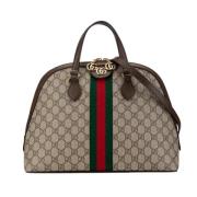 Gucci Vintage Pre-owned Canvas gucci-vskor Beige, Dam