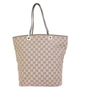 Gucci Vintage Pre-owned Canvas gucci-vskor Brown, Dam