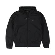 Fred Perry Stilig Jacka för Män Black, Herr