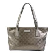 Gucci Vintage Pre-owned Canvas gucci-vskor Beige, Dam