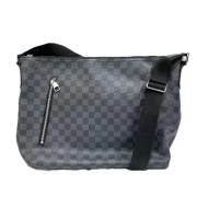 Louis Vuitton Vintage Pre-owned Canvas crossbodyvskor Black, Dam