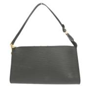 Louis Vuitton Vintage Pre-owned Laeder kuvertvskor Black, Dam