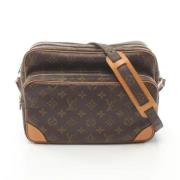 Louis Vuitton Vintage Pre-owned Canvas crossbodyvskor Brown, Dam