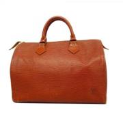 Louis Vuitton Vintage Pre-owned Tyg handvskor Brown, Dam