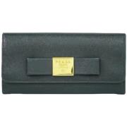 Prada Vintage Pre-owned Laeder plnbcker Black, Dam