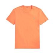 Polo Ralph Lauren Stilig T-shirt för män Orange, Herr