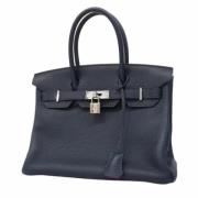 Hermès Vintage Pre-owned Laeder totevskor Blue, Dam