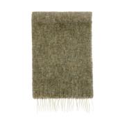 Nn07 Mjukt Ull Kashmir Blandning Grön Scarf Green, Herr