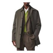 Nn07 Vattentät trenchcoat med avtagbar gilet Green, Herr