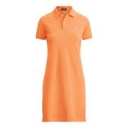 Polo Ralph Lauren Elegant Klänning för Kvinnor Orange, Dam