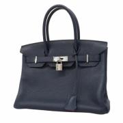 Hermès Vintage Pre-owned Laeder handvskor Blue, Dam