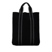 Hermès Vintage Pre-owned Canvas totevskor Black, Dam